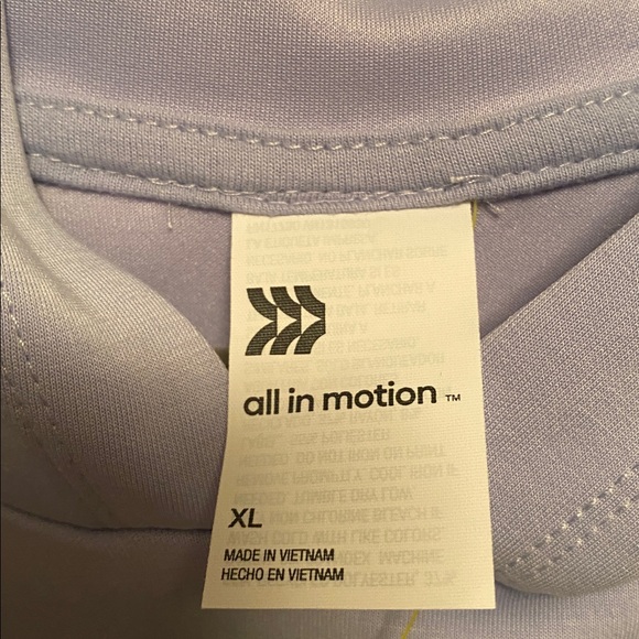 All in Motion Periwinkle Blue Legging Friendly Hoodie…size XL - Picture 4 of 7